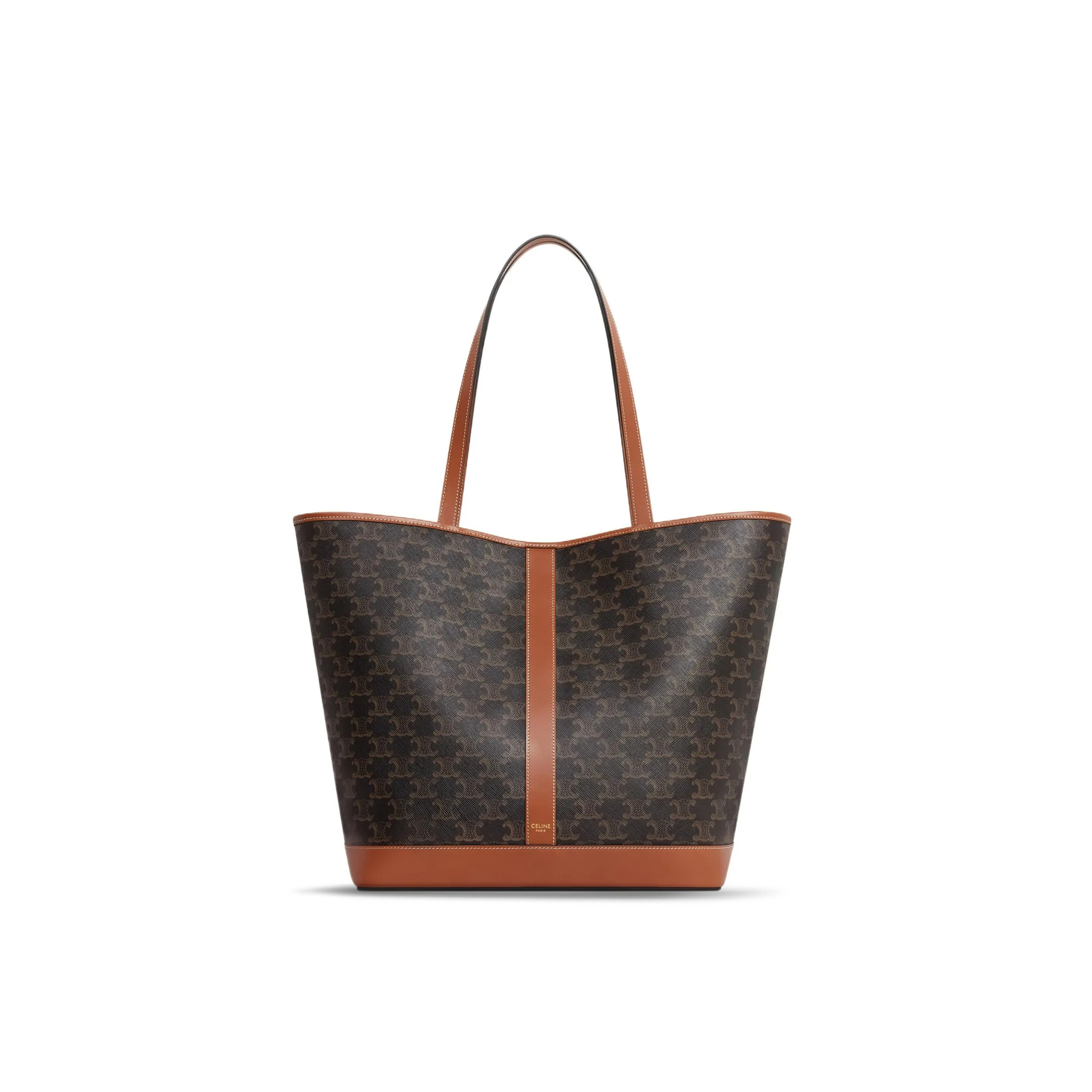 CELINE MEDIUM TOTE BAG TRIOMPHE IN TRIOMPHE CANVAS AND LAMBSKIN 115072CAS.04LU (31.5*31.5*16cm)